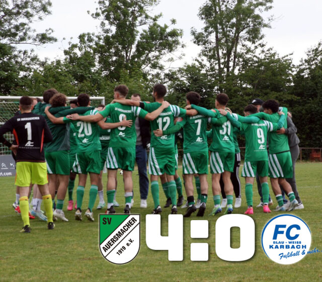 SV Auersmacher – FC Karbach 4:0 (2:0)