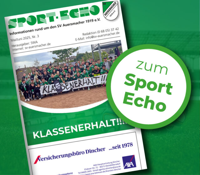 Sport Echo – Ausgabe 03-2025