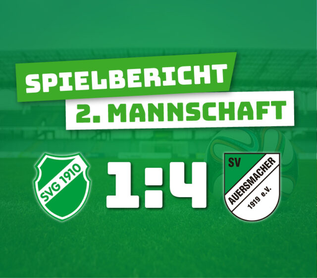 SV Gersweiler – SV Auersmacher U23 1:4 (0:2)