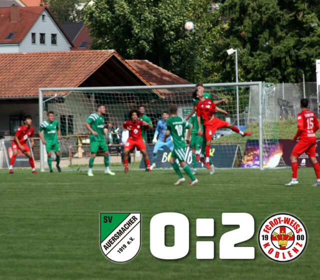 SV Auersmacher – FC RW Koblenz 0:2 (0:0)