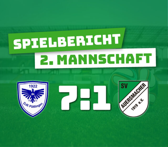 DJK Püttlingen – SV Auersmacher U23 7:1 (1:0)