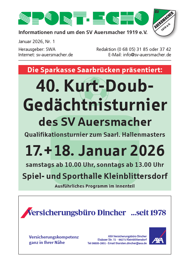 Sport Echo – Ausgabe 01-2026