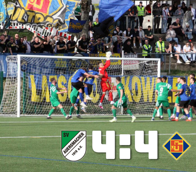 SV Auersmacher – TuS Koblenz 4:4 (1:0)