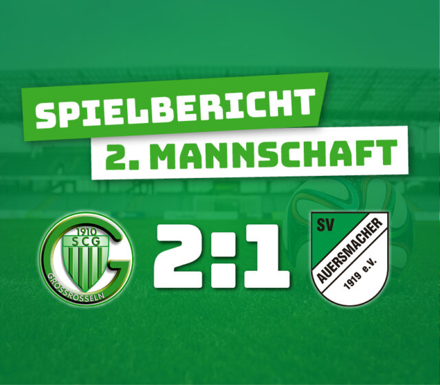 SC Großrosseln – SV Auersmacher U23 2:1 (1:0)