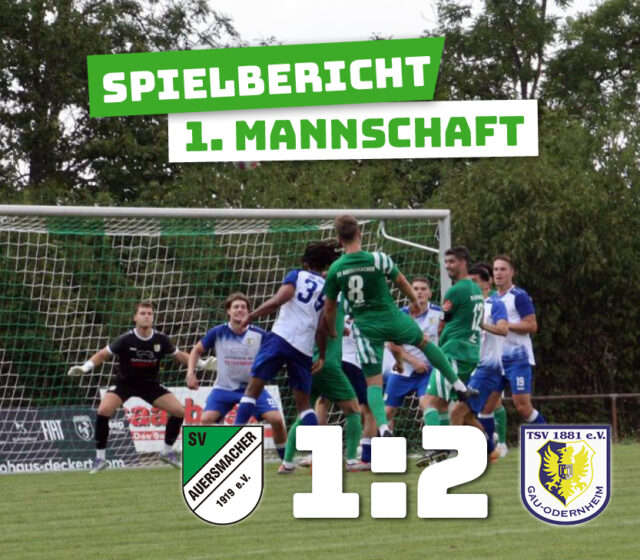 SV Auersmacher – TSV Gau-Odernhem 1:2 (0:1)