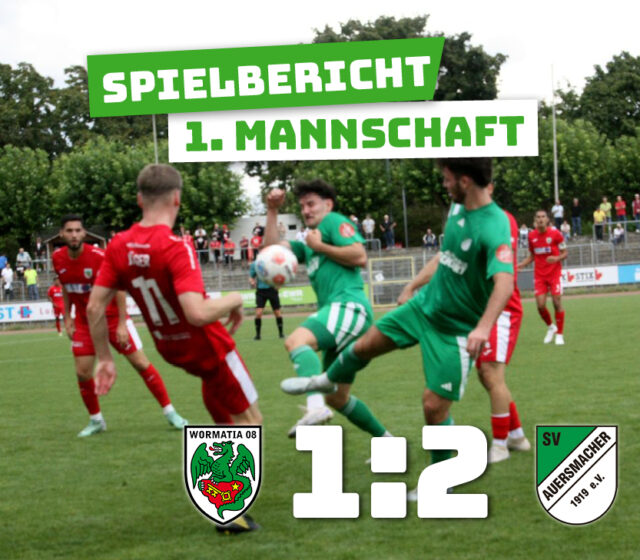 VfR Wormatia Worms – SV Auersmacher 1:2 (1:2)
