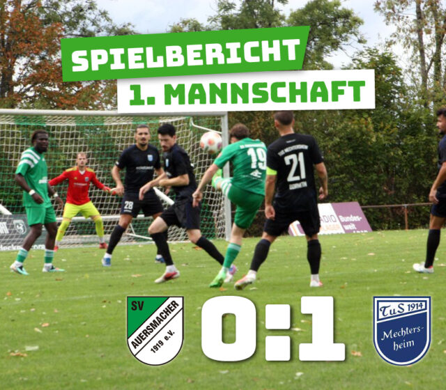 SV Auersmacher – TuS Mechtersheim 0:1 (0:1)